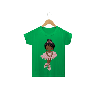 Nome do produtoCamiseta infantil Bailarina Cut 