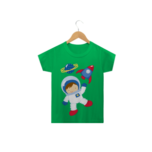 Nome do produtoCamiseta infantil Pequeno Astronauta