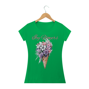 Nome do produtoCamiseta Sorvete de Flores e Doces