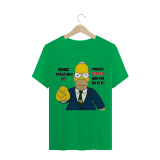 Nome do produtoCamiseta Homer Cerveja Não Cai Do Céu