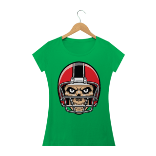 Nome do produto Camiseta Feminina Caveira Jogador