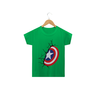 Nome do produto Camiseta Infantil Escudo Capitão América