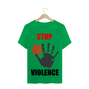 Nome do produtocamisetas stop violence
