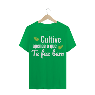 Nome do produtoT-SHIRT QUALITY CULTIVE APENAS O QUE TE FAZ BEM