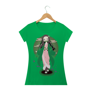 Nome do produtoCamiseta Feminina Kimetsu no Yaiba - Nezuco