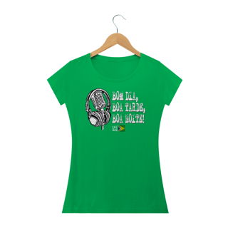 Nome do produto Camiseta Bom dia, boa tarde, boa noite com fone