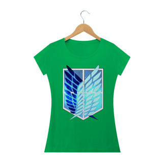 Nome do produto Camisa feminina Attack on Titan - PROMOÇÃO DE INAUGURAÇÃO DE 59,90 POR APENAS 45,69