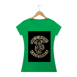 Nome do produto Camisa Baby Long Feminina - SONS OF ANARCHY - PROMOÇÃO DE INAUGURAÇÃO DE 59,90 POR APENAS 45,69