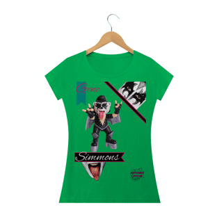 Nome do produtoGene Simmons! Camisa Feminina Baby Long Quality