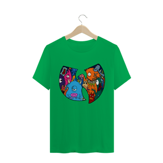 Nome do produtoT-Shirt Camiseta de Malha Quality WUTANG Logo Monster