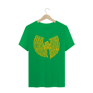 Nome do produtoCamiseta de Malha Quality Wu Tang Clan  20 Years Yellow