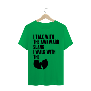 Nome do produtoCamiseta de Malha Quality Wu Tang Clan I Talk Black