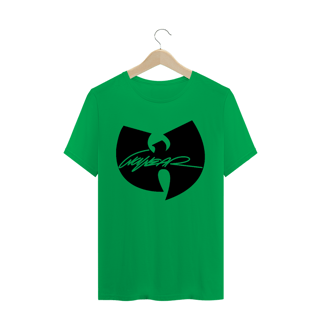 Nome do produtoCamiseta de Malha Quality Wu Tang Clan Wu Wear Logo Signature Preto