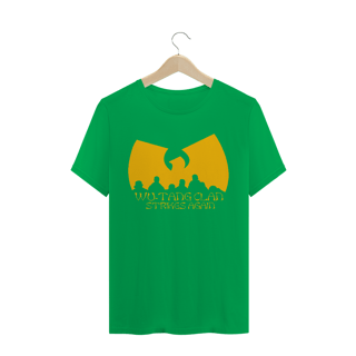Nome do produtoCamiseta de Malha Quality Wu Tang Clan Logo Strikes Again Amarelo
