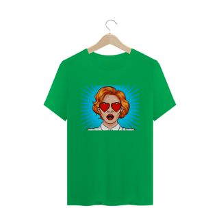 Nome do produto Camiseta Quality com Estampa Olhos de Coração