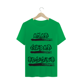 Nome do produtoT-Shirt Amar, Cuidar, Resistir