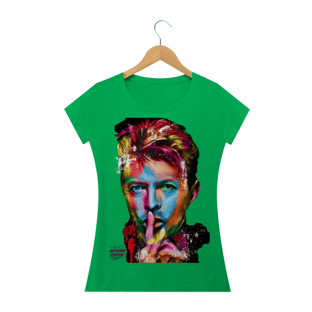 Nome do produtoDavid Bowie! Camisa Feminina Baby Long Quality