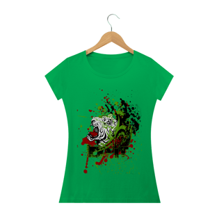 Nome do produtoCamiseta Baby Long Feminina - Do It Tigre