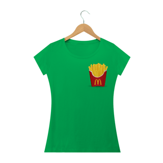 Nome do produto Camiseta Baby Long Quality Batata Frita Do Mc Donalds Tumblr Lanchonete