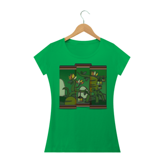 Nome do produto Camiseta baby Long Quality Feminina Estampa Quadro Artístico