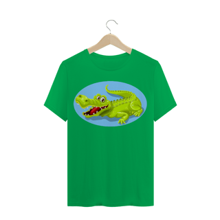 Nome do produto Camiseta Masculina Quality Estampa Jacaré Sorrindo