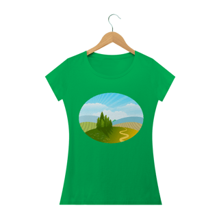 Nome do produto Camiseta Baby Long Quality Estampa Desenho Natureza