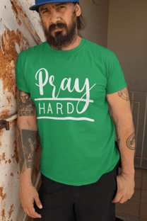 Nome do produtoCamiseta Masculina Cristã Pray Hard