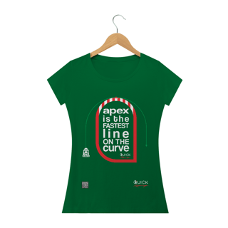 Nome do produto T-Shirt Quality Baby Long Quick Racing | apex in the fastest line on the curve.