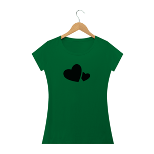 Nome do produtoCamisa Feminina Corações +Cores