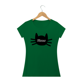Nome do produtoCamisa Feminina Branca Gato +Cores