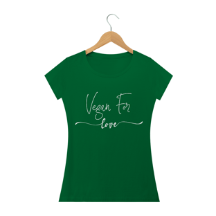 Nome do produtoT-Shirt Baby Long Vegan for love