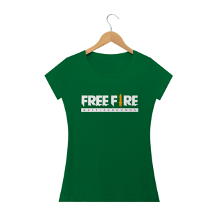 Nome do produtoCamiseta Feminina Free Fire Batlegrounds