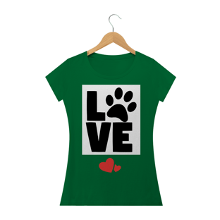 Nome do produtoCamiseta feminina patinhas