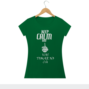 Nome do produtoCamiseta Feminina Vai tomar no cú