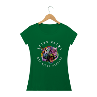 Nome do produtoCamiseta babylook - estou calma mas estou nervosa