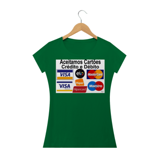 Nome do produtoCamisa feminina aceitamos cartões de crédito