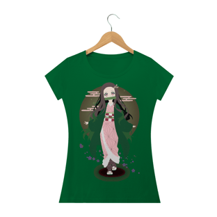 Nome do produtoCamiseta Feminina Kimetsu no Yaiba - Nezuco