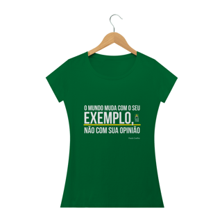 Nome do produto Camiseta Frase Paulo Coelho Feminina
