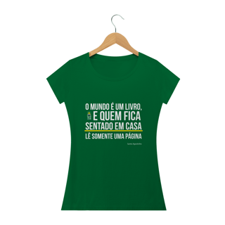 Nome do produto Camiseta Frase Santo Agostinho Feminina