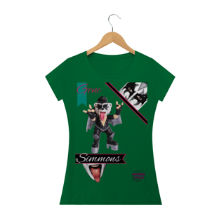 Nome do produtoGene Simmons! Camisa Feminina Baby Long Quality