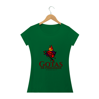 Nome do produto Camiseta Feminina Gotas de Fidelidade