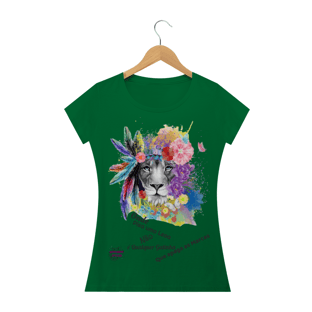 Nome do produtoUma Leoa! Camisa Feminina Baby Long Quality