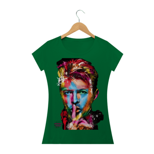 Nome do produtoDavid Bowie! Camisa Feminina Baby Long Quality