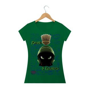 Nome do produtoMarvin O Marciano! Camisa Feminina Baby Long Quality