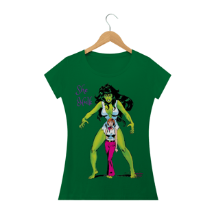Nome do produtoShe-Hulk Transforme! Camisa Feminina baby long quality