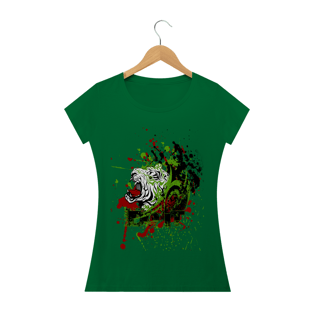 Nome do produtoCamiseta Baby Long Feminina - Do It Tigre