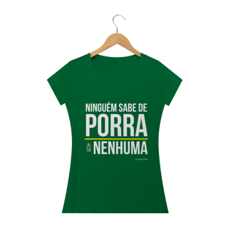 Nome do produto Camiseta Porra Nenhuma Feminina