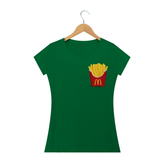Nome do produto Camiseta Baby Long Quality Batata Frita Do Mc Donalds Tumblr Lanchonete