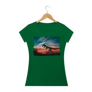 Nome do produto Camiseta Baby Long Quality Estampa Passeando com Dinossauro