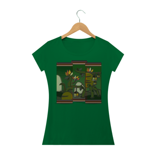 Nome do produto Camiseta baby Long Quality Feminina Estampa Quadro Artístico